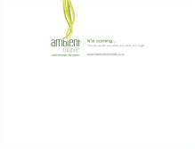 Tablet Screenshot of ambientmobile.co.za